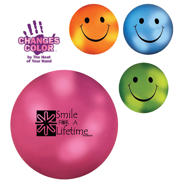 TA45000 Mood Smiley Face Stress Ball with custo...